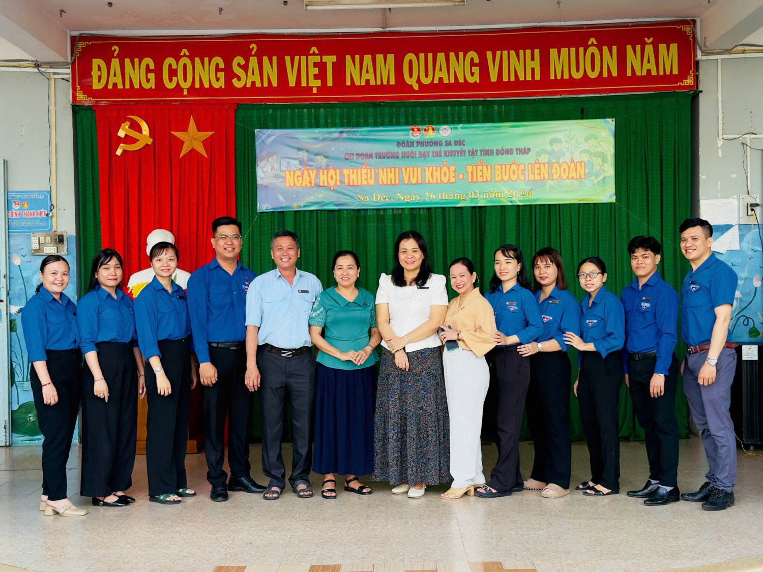 Trường Nuôi dạy trẻ khuyết tật tỉnh Đồng Tháp tổ chức ngày hội " Thiếu nhi vui khỏe - Tiến bước lên Đoàn" năm 2026